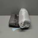 Sofa Armrest Pillow with Cup Holder, Large Removable Couch Armrest Cushion Tray Drink Holder Caddy with 4 Side Pockets for Remote, Glasses, Phone, Game Controller, iPad and Magazines-9.45in Height