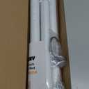 Closet Rods for Hanging Clothes, 17 to 84 Inch Heavy Duty Stepless Adjustable Closet Hanging Rod, 1.3 Inch Diameter Metal Closet Rod for Wardrobes Laundry Bedroom RV, White