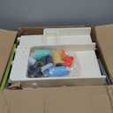 Letapapa Kids Play Kitchen Set, Kitchen Toys with Realistic Sound & Light, Cooking Stove, Sink, Play Food and Kitchen Accessories, Kitchen Playset Gifts for Toddlers Girls Boys (Green)