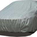 SEASONGUARD 
All Weather Waterproof Car Cover, 7-Layer Non-Woven Cotton Car Covers for Automobiles Car Snow Cover, Full Exterior Covers, Winter Rain Sun Sedan, Grey, Size Sedan C6 206”-228”