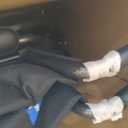 Medline Comfortable Folding Wheelchair with Swing-Back Desk-Length Arms and Swing-Away Footrests, 20W x 16D Seat