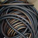 VEVOR Garden Hose, 200 ft 5/8" Heavy Duty Rubber Water Hose with 10 Mode Nozzle, 150PSI Working & 600PSI Burst, Flexible & Non-kink Outdoor Waterhose with 3/4" Fitting, Lightweight Hoses for Gardening