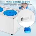 Digital Lab Water Bath 8L Laboratory Thermostatic Water Bath Heater with Selectable Openings 600W for Food Heating Chemical Biological Experiment (110V)