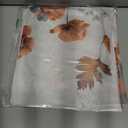 XCHI Fall Pumpkin Love Heart Football Maple Leaves Tablecloth Round Washable Table Covers for Home Party Decorations 70x70 Inch