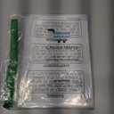 100 Clear Plastic Bags With Handles 9"x12" Perfect for Merchandise And Retail 1.5Mil Thick Clear Gift Bags With Handles