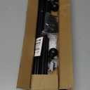 GXOACKJ Curtain Rods for windows 28-78 inch, 5/8 inch Decorative Matte Black Splicing Heavy Duty Metal Curtain Rod set with Brackets