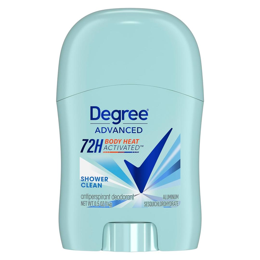 Degree Antiperspirant Deodorant Shower Clean Pack of 36 72-Hour Sweat & Odor Protection Antiperspirant for Women with Body Heat Activated Technology 0.5 oz (0.5 Ounce (Pack of 36))