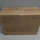 Basics Absorbent, Leakproof Male Dog Wrap Disposable Diapers, Small, Pack of 50, White