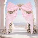 98x70 Inch Christmas Large Pink Bow Party Decorations Christmas Giant Satin Ribbon Bow with Long Streamer Coquette Decoration for Xmas Door Arch Wall Wedding Birthday Holiday Supplies