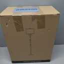 Scenekoy 65.5” Natural Real Wood Floor Lamp for Living Room Bedroom, Dual S Cluster Socket, Pull Chains Switch, Farmhouse Tall Standing Lamp with Linen Shade for Home Room Decor (Bulbs Included)