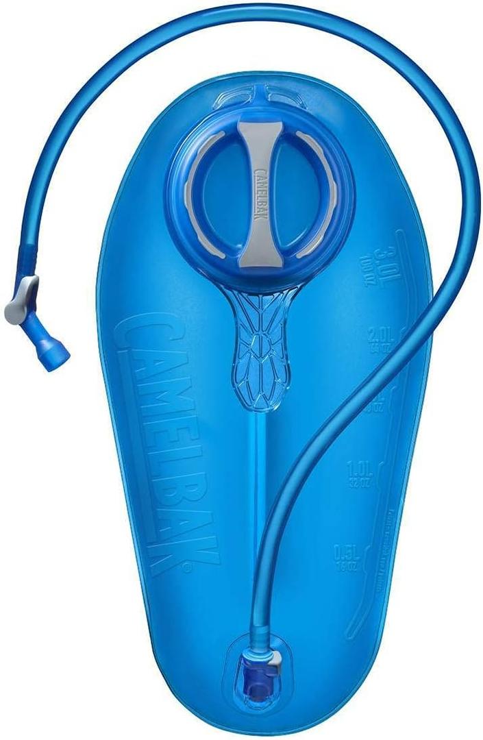 CamelBak Crux 3-Liter Water Reservoir Ergonomic Shape Hydration Bladder Blue, 100oz