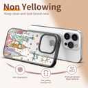 for iPhone Case - [6.6 ft Military-Grade Drop Protection] [Anti-Peel Technology] Clear Black TPU Bumper Case with Cute Design (Statue of Liberty, iPhone 16 Pro)