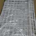 HapiRm Hanging Closet Organizer Storage - 3 Tier Metal Stackable Hanging Closet Shelves with Dividers and S Hooks, Foldable Clothes Shelves for Clothes, Pants, Shoes, Coat, Hats Clutches Accessories (White)