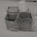 Zubebe 4 Pcs Coffee Pod Holder Large Capacity Coffee Pod Basket Wire Organizer Capsule Cages Metal Storage Capsule Basket, 5.3 x 5.3 x 6.3 In (Black)