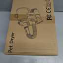 Pet Dryer, 5.2HP/3800W Pet Grooming with Adjustable Speed and Temperature Control Dog Blow Dryer, Pet Hair Dryer with 3 Nozzle (Black-1)