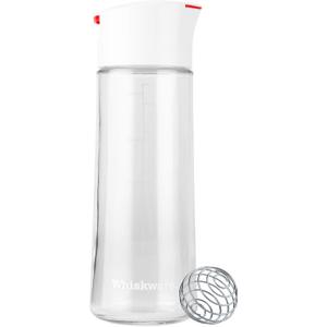 Whiskware Salad Dressing Shaker with BlenderBall Wire Whisk, Glass