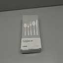 HIKAA 40PCS Stainless Steel Silverware Set, Modern Flatware Set for Kitchen, Mirror Polished Cutlery Set with Forks, Spoons and KnivesDishwasher Safe