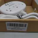 European Travel Plug Adapter with USB C, Multi Country Outlet Adapter with 3 AC Outlets and 4 USB Ports, Type C Plug Adapter for US to Most of Europe Iceland Spain Italy France Germany etc