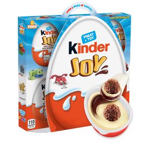 2 x Kinder Joy Eggs, Treat Plus Toy, Chocolatey Wafer Bites, Individually Wrapped, 6 Count, 4.2 oz (EXP 05/17/26)