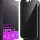 PDDKISS 2 Pack Privacy Screen Protector for iPhone 14 Pro (2022) 6.1 inch Black Anti Spy Tempered Glass