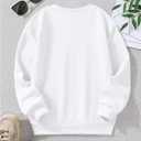 RoseSeek Girl's Cartoon Graphic Long Sleeve Crewneck Sweatshirts Drop Shoulder Cute Pullover Tops T Shirt