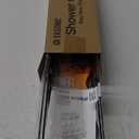 YASONIC Shower Caddy Adhesive, Rustproof Shower Shelves for Inside Shower, Large Capacity Bathroom Organizers and Storage, Shower Storage with Removable Hooks, No Drill Bathroom Accessories Black