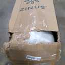 ZINUS 12 Inch King Green Tea Memory Foam Mattress [New Version], Fiberglass Free, Medium Firm Feel, Zoned Pressure Relief, Certified Safe Foams & Fabric, Mattress in A Box (White)