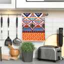 Bohemian Floral Kitchen Towels Set of 6 - Absorbent 24x16 Inch Dish Towels with Boho Mandala Design, Colorful Dish Cloths for Drying, Gift for Chef, Cook, Women, Housewarming & Hostess