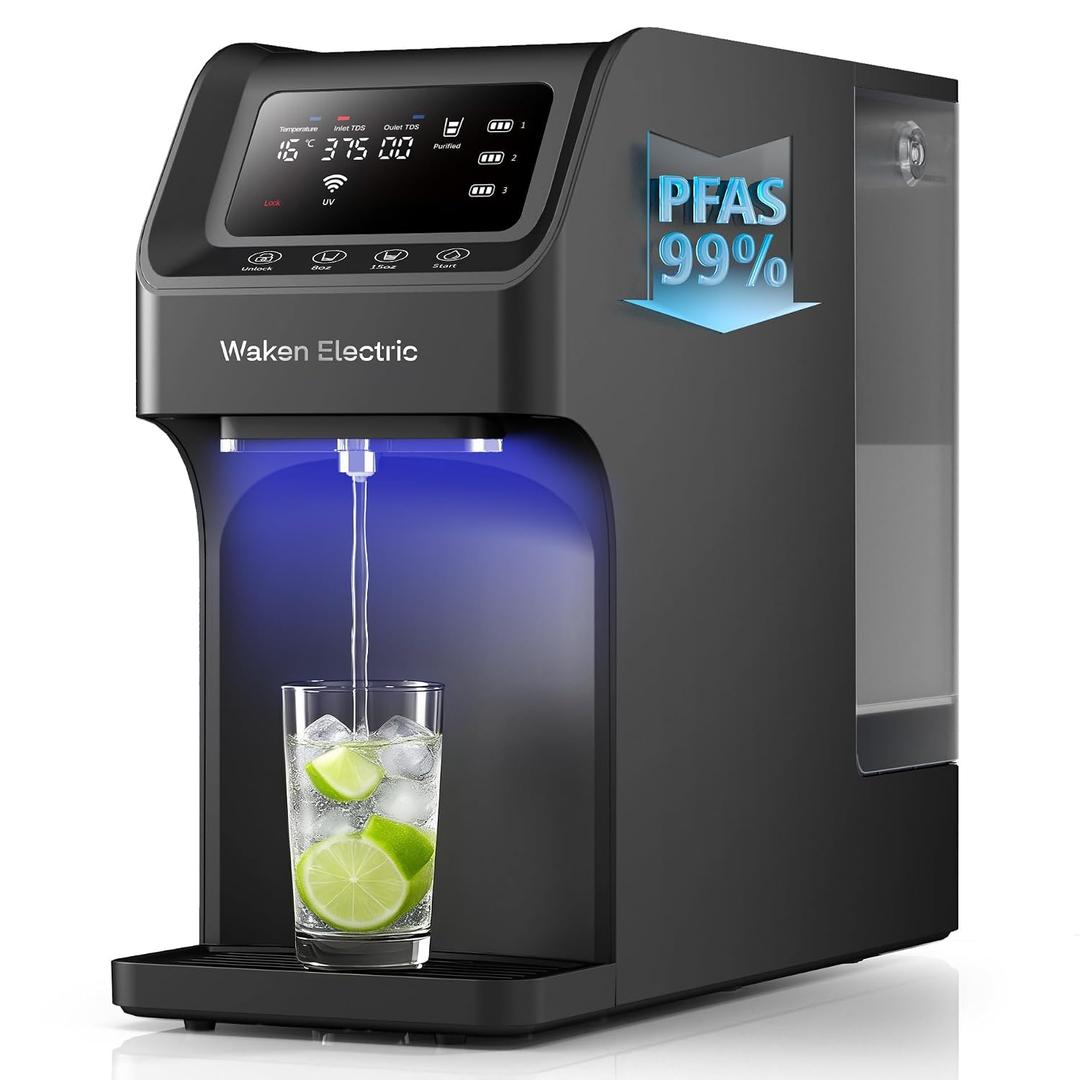 Waken Electric UV Countertop RO Water Filter System, O