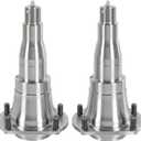 SP466 Trailer Spindle #42 EZ Lube with 5-Bolt Flange for 5,200lbs to 7,000lbs Trailer Axle Compatible with Bearings Kit 5580/20 &14125A/14276 (2Pcs)