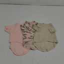 Multipack 100% Organic Cotton Dog Short Sleeve T-Shirt Pet Tees for All Breeds, Camo-Pink, Medium