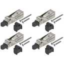 Blum BLUMOTION for Doors (4 Kits), Soft-Close Adapter for Compact Hinges, Includes Spacer and Screws for Face Frame Cabinets