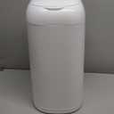 Diaper Genie Classic Pail Includes 1 Starter Square Refill That Can Hold Up To 165 Newborn-Sized Diapers.