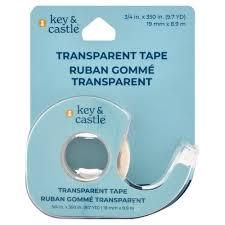 Castle & Key Transparent Tape 3/4 in x 350 