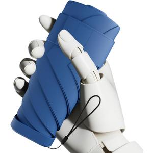 Windproof Mini Travel Folding Umbrella - UPF 50+ Sun & Rain Protection, Small Compact Lightweight Design Fits in Pocket or Bag, Eco-Friendly Fabric Wallet Umbrella for Commuter, Men Women Boys Girls (Blue)