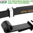 10L0L Heavy Duty Golf Cart Rear Leaf Spring Kit 4-Leaf Leaf Spring with Bushings & Sleeves Fits Club Car Precedent/Onward 2004+