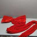 Extra Large Christmas Front Door Bow Decorations 27 x 78 Inch Giant Velvet Christmas Tree Topper Bow with Long Streamers Wreath Wall Decor for Home Xmas Room Holiday Porch(Red)