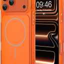 Phone Case for iPhone 17 Pro Max | Compatible with MagSafe | Military-Grade Drop Protection | -Orange