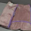 Foot Warmer Electric, Heating Pad King Size Ultra Soft Flannel, Extra Large for Bed, Abdomen, Feet, Back, Cramp, Office/Home Under Desk, 10ft Cord, Auto Off, 22" x 20" - Pink