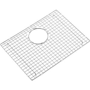 19.2 in. x 14.2 in. Rear Drain Kitchen Sink Bottom Grid with Supersoft Silicone Feet in 304 Grade Stainless Steel, Small