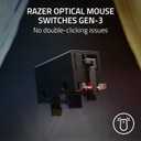 Razer DeathAdder V3 Wired Gaming Mouse: 59g Ultra Lightweight - Pro 30K Optical Sensor - Fast Optical Switches Gen-3-8K Hz HyperPolling, Black 