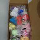 JOYIN Easter Mochi Squishy Toys Set, Random 25 Pack Mini Squishy Mochi, Party Favors for Kids, Kawaii Stress Relief Toys, Basket Stuffers, Goodie Bags Fillers, Birthday Gifts, Classroom Prizes