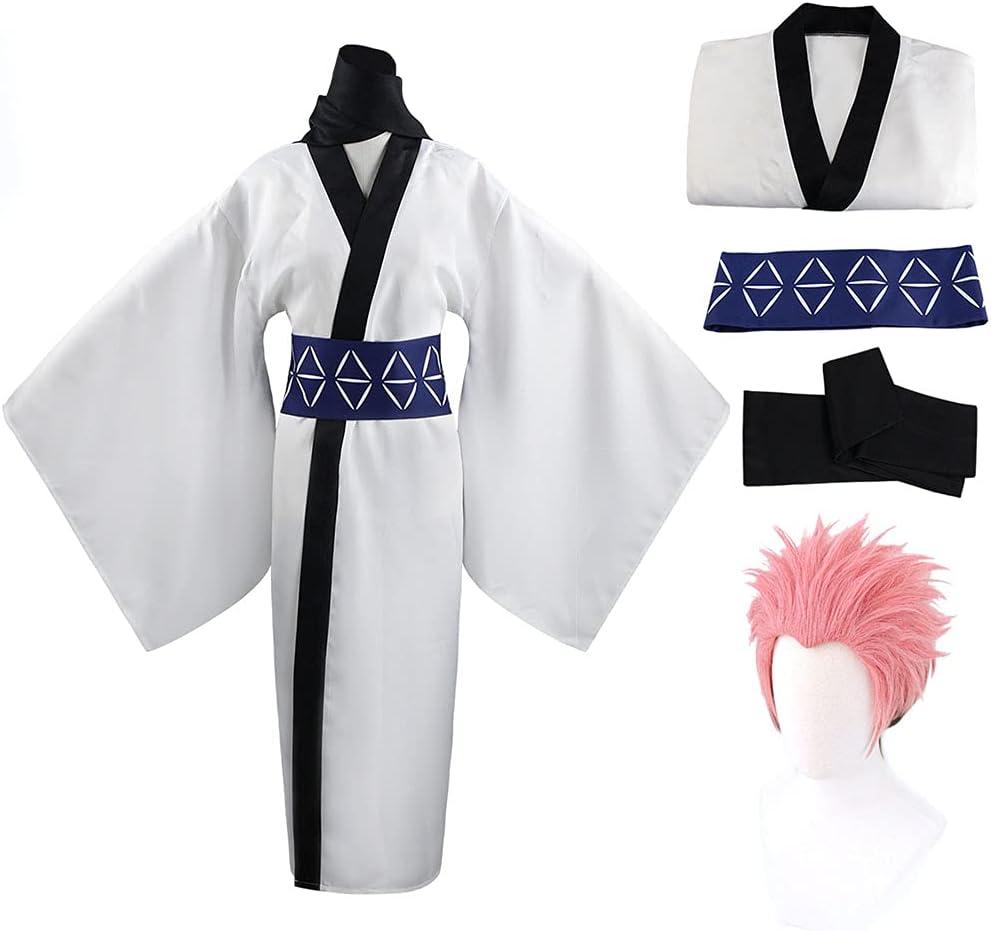 Han shan Cosplay Costume Uniform Full Set Suits School Uniform Sportswear (Medium, Ryomenb(with Wig))