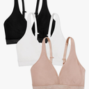 Fruit of the Loom Women's Wirefree Cotton Bralette M