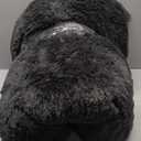 JOEJOY Large Dog Bed Crate Pad, Deluxe Plush Washable Dog Beds Fulffy Soft Kennel Pad Anti-Slip Pet Sleeping Mat for Extra Large Medium Small Dogs, 40" x 27", Grey