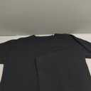 CHICME Women's 2 Piece Outfits Short Sleeve Knit Pullover Sweater Top Straight Leg Pants Loungewear Set Travel Airport Outfit (Large, Black)