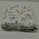 Laura Ashley - Queen Sheet Set, Cotton Flannel Bedding, Brushed for Extra Softness & Comfort (Le Fleur Cottage Blue, Queen)