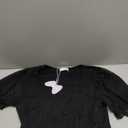 MANGOPOP Square Neck Long Sleeve Short Sleeve Bodysuit for Women Mesh Ruffle Sleeves Going Out Tops 
(Black, X-Large)