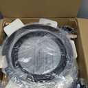 Astercook Non Stick RV Pots and Pans Ceramic Kitchen Cookware Set with Detachable/Removable Handle, Oven Safe, Induction Ready, Stackable, Black, 21 pcs