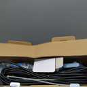 PBD Digital Outdoor TV Antenna, 150 Miles Range, 360 Rotating Directional Motor with Remote Control, Dual TV Support, Mounting Pole, 40FT RG6 Cable, UHF/VHF Reception